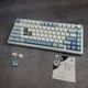 Клавіатура механічна безпровідна Aula F75 з RGB та підтримкою HOT SWAP Gasket Greywood V3 Blue White - зображення 3