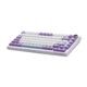 Ігрова механічна клавіатура Ajazz AK820 Purple з RGB підсвіткою HOT SWAP Sea Salt світчі - зображення 4