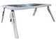 Подставка для ноутбука E-Table LD09 складная с активным охлаждением два вентилятора USB питание рабочий столик для работы на диване кровати или за столом до 17 дюймов черно-белая эргономичная конструкция с металлическим сердечником ножек 15 кг нагрузки - изображение 2