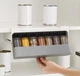 Подвесной органайзер для специй Under-shelf Spice Rack Набор баночек – спецовниц, 6 шт. - изображение 2