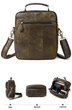 Cумка с эффектами старины мужская Vintage 14673 Рыжая - изображение 3