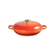 Кастрюля Le Creuset Signature Cast Iron Shallow Casserole 21180300902430 3.5 л 30 см оранжева - зображення 1