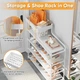 Стелаж підлоговий для взуття CLOTHES RACK ∙ Полиця - органайзер в передпокій для зберігання взуття - изображение 4