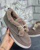 Лоферы анатомические зимние с мехом из натуральной замши цвета капучино размер 38 (170200) - изображение 8