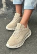 Кроссовки из натуральной замши бежевого цвета размер 37 (165703) - изображение 1