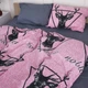 Простынь MirSon Бязь 17-0516 Noble deers pink 150 х 220 см (2200003644326) - изображение 3