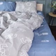 Простынь MirSon Бязь 17-0844 Love Notes 150 х 220 см (2200011667751) - изображение 3