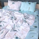 Простынь MirSon Бязь 17-0845 Pastel Garden 150 х 220 см (2200011668253) - изображение 2