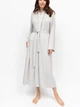 Халат жіночий Nora Rose Willow 2369 довгий трикотажний із модалу 14/L Сірий (5051877660168) - зображення 1
