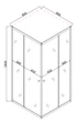Душевая кабина без поддона Mixxus безопасное стекло 90x90 графит 4мм (616004) - изображение 4