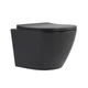 Унітаз підвісний Robin Ultra Quiet 490×365×325 мм, Anthracite, з сидінням Slim Duroplast / Soft-close / Quick Release QT13332381АSAN Qtap - зображення 1