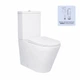 Напольный унитаз Qtap Swan Ultra Quiet белый с сиденьем Soft-close для ванной комнаты безобедочный (600757) - изображение 1