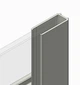 Двери в нишу Koer 120x200 см прозрачное стекло 8 мм хром (616315) - изображение 9