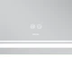Зеркало MIXXUS PREMIUM Безмедное 100x80 см Стекло 5 мм с LED Touch Регулятор яркости Белое (616209) - изображение 3