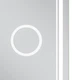 Зеркало MIXXUS PREMIUM Безмедное 100x80 см Стекло 5 мм с LED Touch Регулятор яркости Белое (616209) - изображение 7