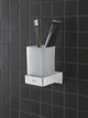 Стеклянная настенная Grohe стекло 106х73х73 мм белая матовая (608454) - изображение 3