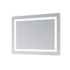Зеркало Lidz с LED-подсветкой Touch антизапотевания для ванной комнаты регулировка яркости (601248) - изображение 5