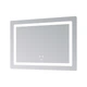 Зеркало Lidz с LED-подсветкой Touch антизапотеванием для ванной комнаты регулировка яркости (601247) - изображение 5