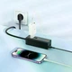 Подовжувач мережевий переноска 1.5 м HOCO AC9A |1x250V+2хUSB+ 1хType-C/30W/1.5М| Чорний - зображення 3