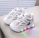 Детские кроссовки с LED-подсветкой подошвы, белый 29 - изображение 5