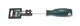 Викрутка Slotted магнітна "Profi" S2 (100мм) SL6.5 ROCKFORCE RF-70165100 - зображення 1
