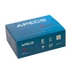 Ручка дверная на розетте Apecs Windrose Brisa H-18038-A-NIS/CR матовый никель/хром - изображение 3