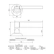 Ручка дверная на розетте Code Deco H-14092-A-GRF графит - изображение 2