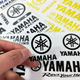 Набор наклеек YAMAHA FACTORY RACING - Полный стекерпак (25x20 см) - изображение 3