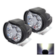 Світлодіодні LED фари додаткового світла 10W 12V (6 діодів) — Комплект 2 шт. - зображення 1