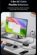 Зарядний пристрій 100W 6-Ports GAN Charger 3 USB-C + 3 USB-A ROCOREN - зображення 9