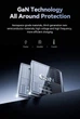 Зарядний пристрій 100W 6-Ports GAN Charger 3 USB-C + 3 USB-A ROCOREN - зображення 10