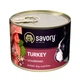 Корм вологий Savory Dog Gourmand Turkey паштет для дорослих собак усіх порід з індичкою 200 г 4820232630976 - зображення 1