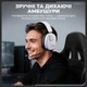Ігрові бездротові навушники Onikuma GT836I з RGB-підсвічуванням, мікрофоном, Bluetooth + 2.4G, Type-C, для ПК, PS4, PS5, телефону White - зображення 10