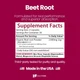 Добавка преміум-класу органічний порошок буряка Healthfare Beet Root 2000mg 60 капсул - зображення 3