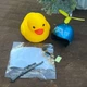 Автомобильный декоративный аксессуар в машину в виде на торпеду желтой уточки с аксессуарами - изображение 2