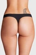Трусы женские Under Armour Ua Pure Stretch Ns Thong L Чорний 1383893-001 - изображение 3
