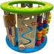 Деревянный обучающий куб для детей EcoToys с играми, блоками, рыбалкой (5903769970131) (955555915101164) - Уценка - изображение 2
