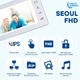 Комплект відеодомофона Light Vision: відеодомофон 7" SEOUL та відеопанель 2Mp White - зображення 4