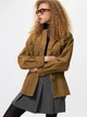Вельветовая куртка женская Uniqlo 250745973 XL Коричневая (1159852085) - изображение 1