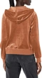 Жіноче плюшеве худі Calvin Klein з капюшоном 1159844184 (Коричневий XS) - Уцінка - зображення 2