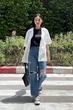 Широкие джинсы Uniqlo 1159844165 (Синий 25) - Уценка - изображение 11