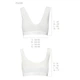 Спортивный топ из эластичного хлопка PS005 TOP white S - Passion - изображение 6