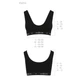 Спортивний топ з широкою гумкою PS004 TOP black S - Passion - зображення 6