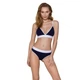 Спортивний топ з подвійними бретелями PS007 TOP navy blue M - Passion - зображення 3
