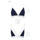 Спортивний топ з подвійними бретелями PS007 TOP navy blue M - Passion - зображення 6