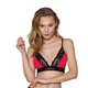Эластичный топ с кружевом PS001 TOP red-black L - Passion - изображение 1
