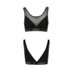 Топ з прозорою вставкою PS002 TOP black S - Passion - зображення 5