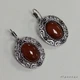 Серьги из натурального камня Сердолик цвет оранжево-коричневый (05010020-02) - изображение 2