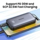 УМБ Повербанк Ugreen PB502 10000 mAh 30W портативна батарея зовнішній акумулятор з наскрізною зарядкою для зарядки телефону та ноутбуку Gray (25185) - зображення 5