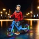 Біговел RB901 Nils Fun LED, 12-дюймові колеса, синій - изображение 2